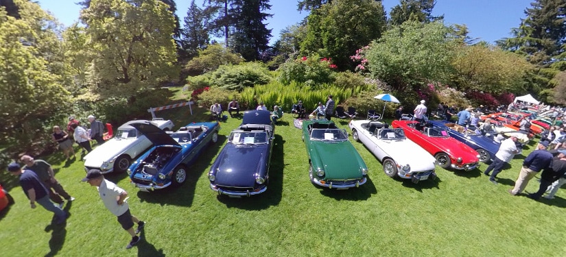 British Car Show at VanDusen Garden
