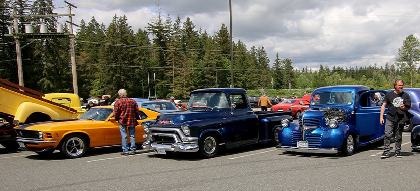 Classic Vehicles at Brookswood Car Show
