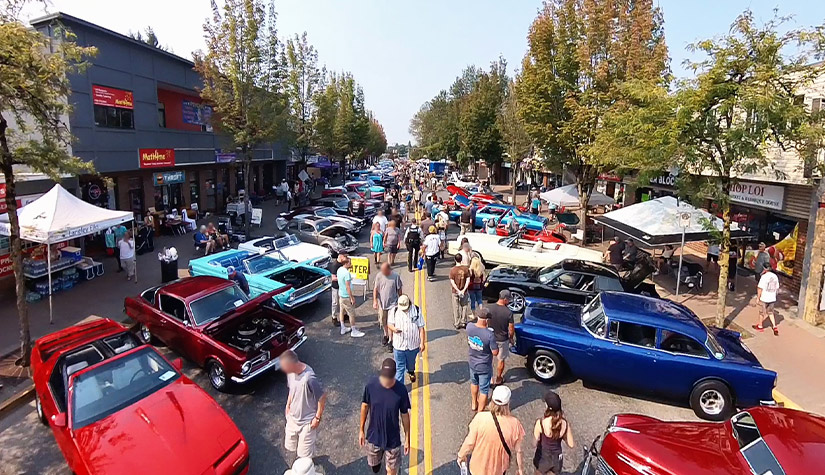 Cruise-in Car Show in Langley