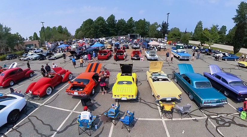 Music and Motors Car Show in Langley